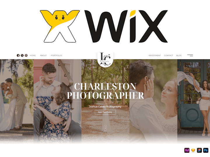 Cover image for Wix Website Design - Photography Website