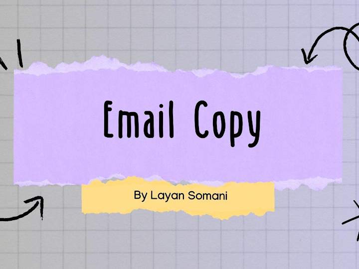 Cover image for Email Copy