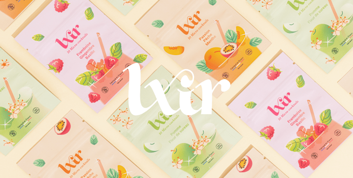 Cover image for LXIR - A Vibrant Identity for an Innovative Drink