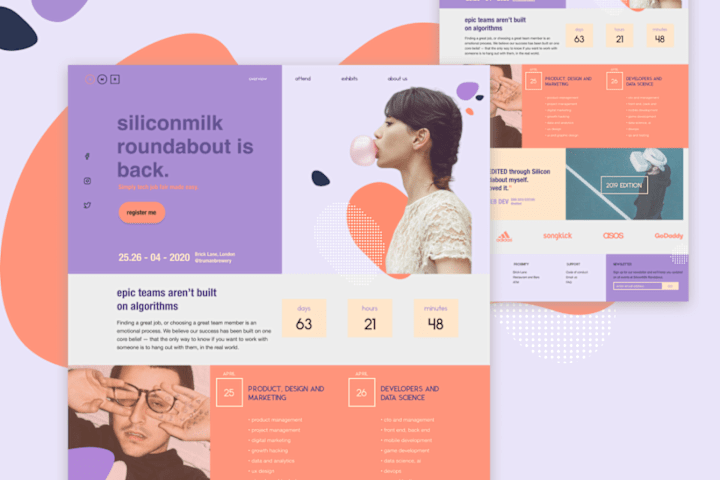 Cover image for Job Fair - Microsite Desktop and Mobile
