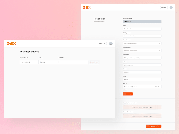 Cover image for GSK KYC portal