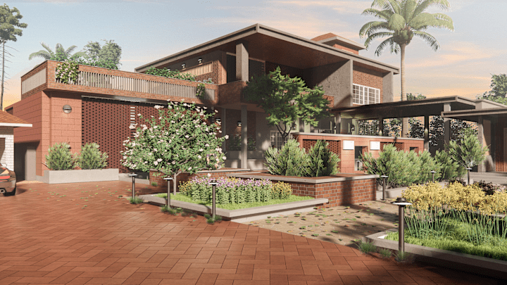 Cover image for Red Brick Home