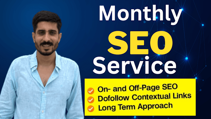 Cover image for Complete Monthly SEO Service With Quality Backlink