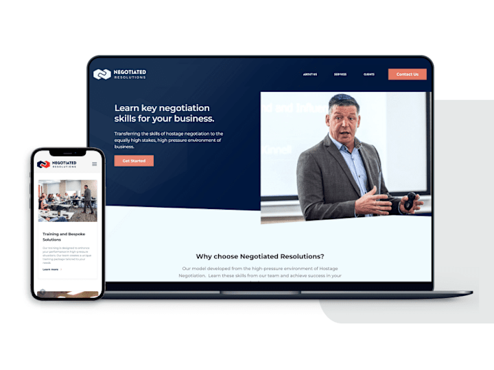 Cover image for Responsive Web Design for a Business Consulting company