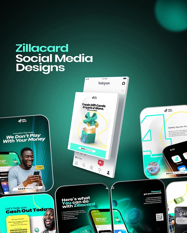 Cover image for Zillacard Instagram Carousel Design