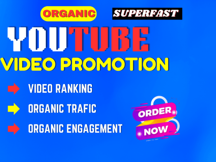 Cover image for I will do professional organic top youtube video promotion