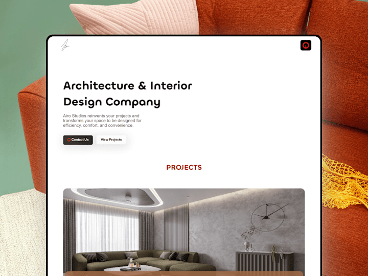 Cover image for Airo Studios • Framer Architecture Agency Website