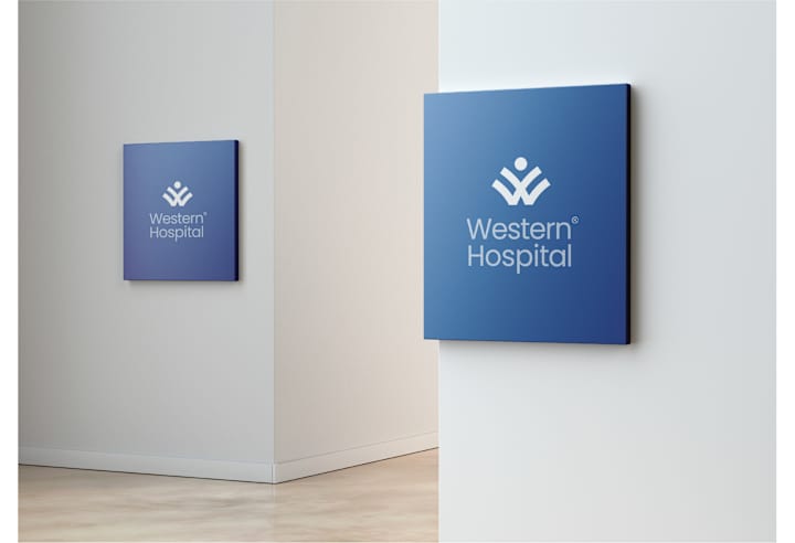 Cover image for Western Hospital Logo & Brand Identity Design