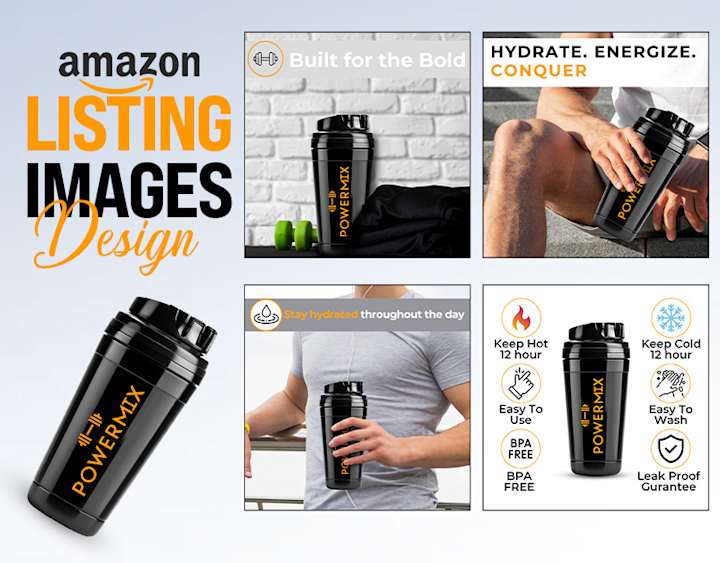 Cover image for Protein Shaker Bottle