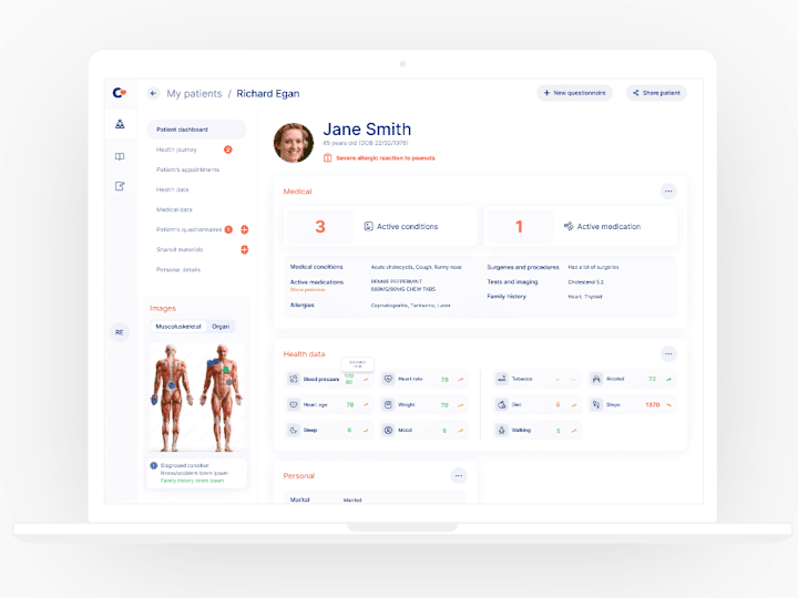 Cover image for Cushla
Creating and optimizing features for a medical app