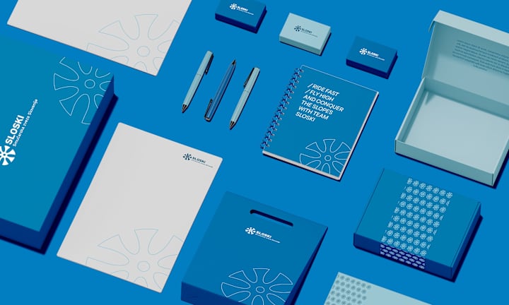Cover image for Corporate identity for Ski Association of Slovenia