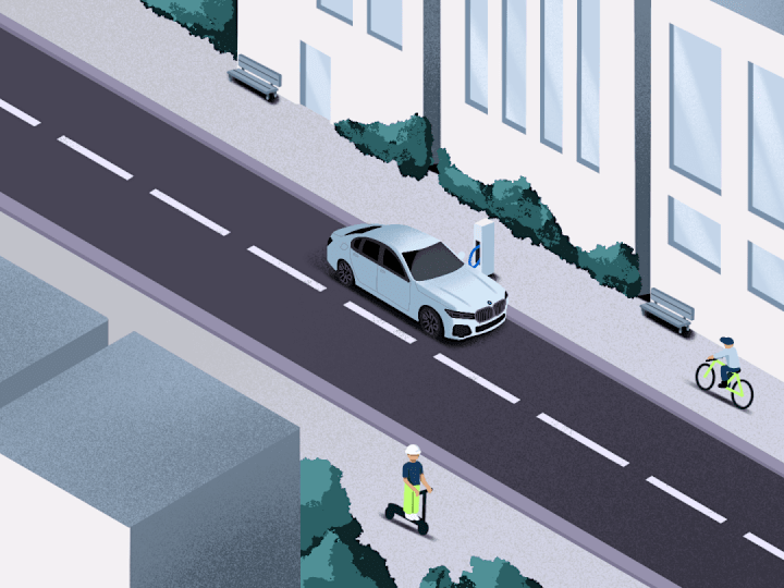 Cover image for Illustrations for BMW's Electric Vehicles Section