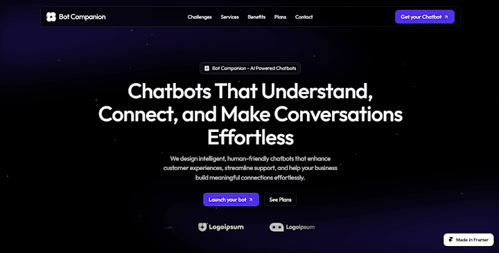 Cover image for Bot Companion Website