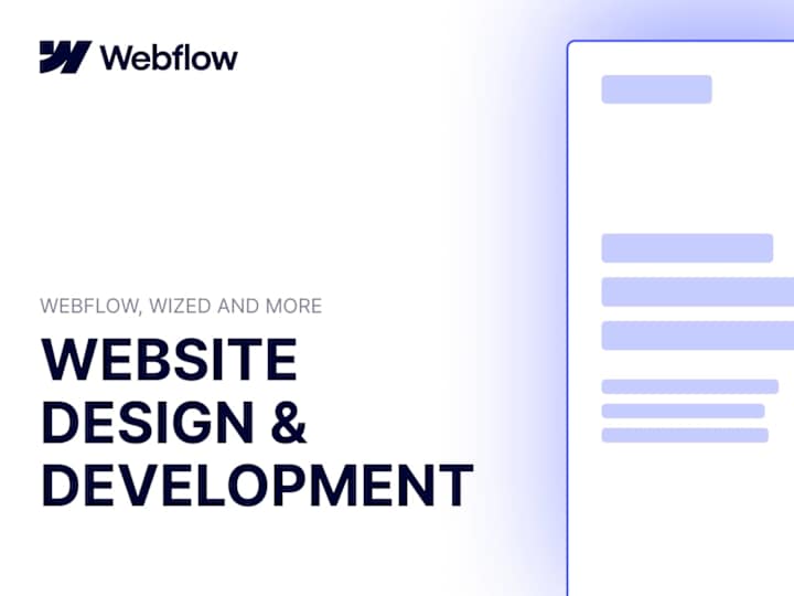 Cover image for Webflow Website Development