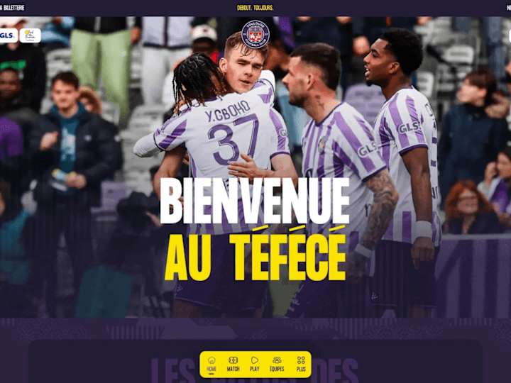 Cover image for Le site officiel du TéFéCé - Toulouse FC