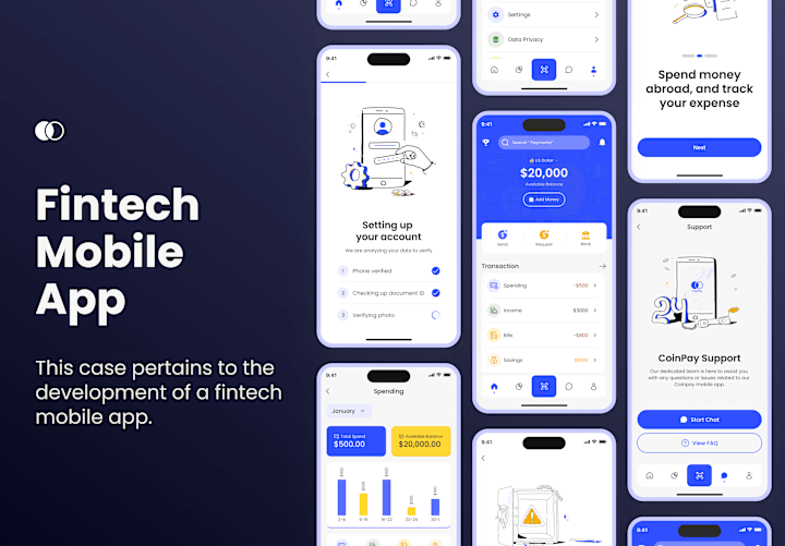 Cover image for Fintech Mobile App 