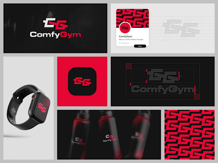 Cover image for ComfyGym - Brand Identity