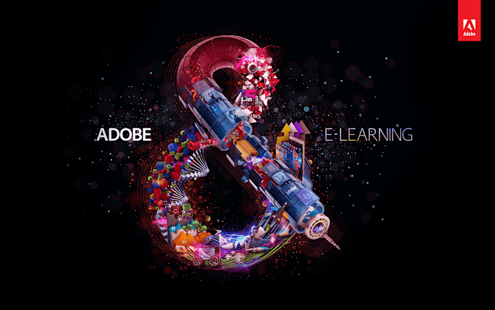 Cover image for Adobe & E-learning - Illustration