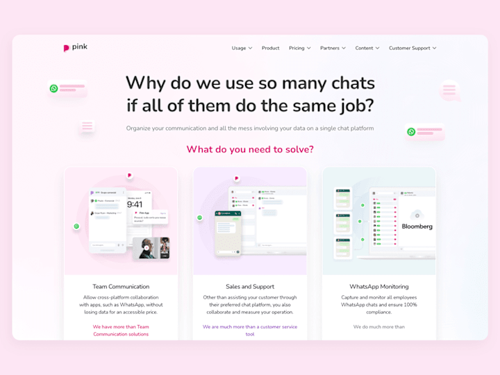 Cover image for Pink App: Webflow Development 