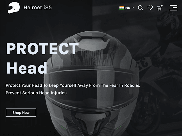 Cover image for Helmet Store Makeover – Clean, Fast & Built to Convert