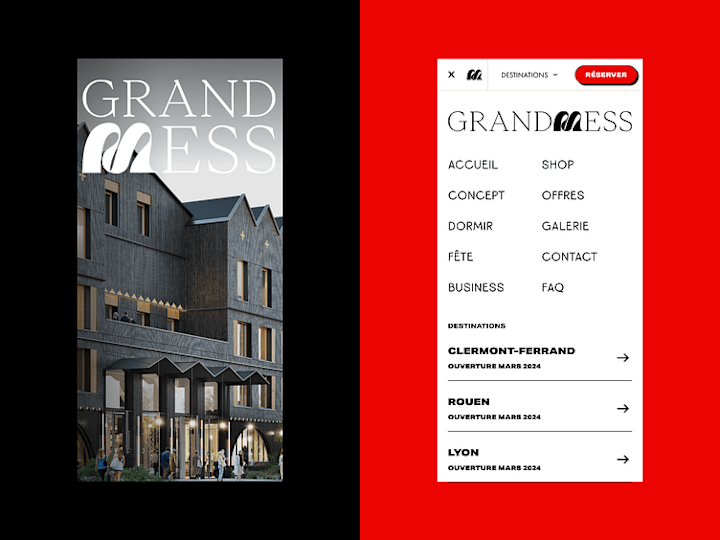 Cover image for GRAND MESS — Webdesign