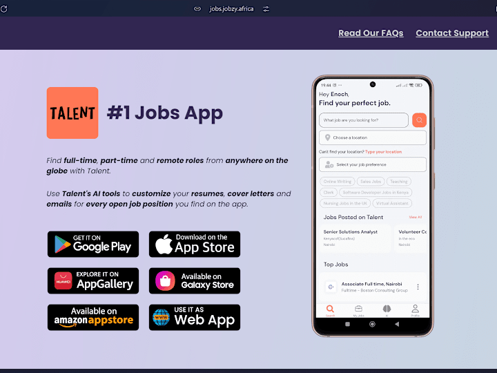 Cover image for Talent App