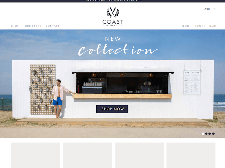 Cover image for Coast Clothing | Website Build