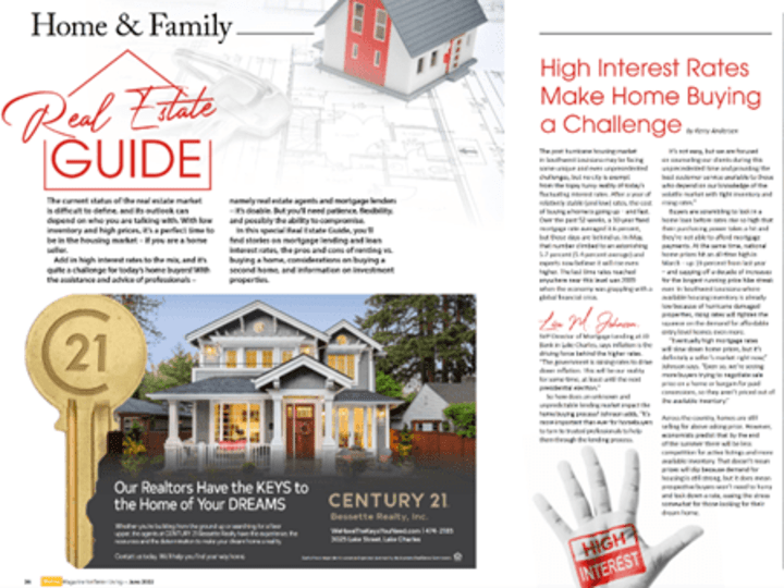 Cover image for Real Estate, High Interest Rates Make Home Buying a Challenge