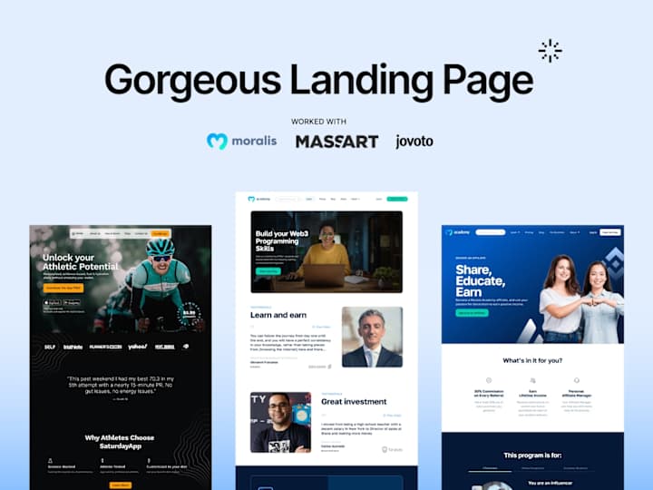 Cover image for Gorgeous Landing Page to make your business shine