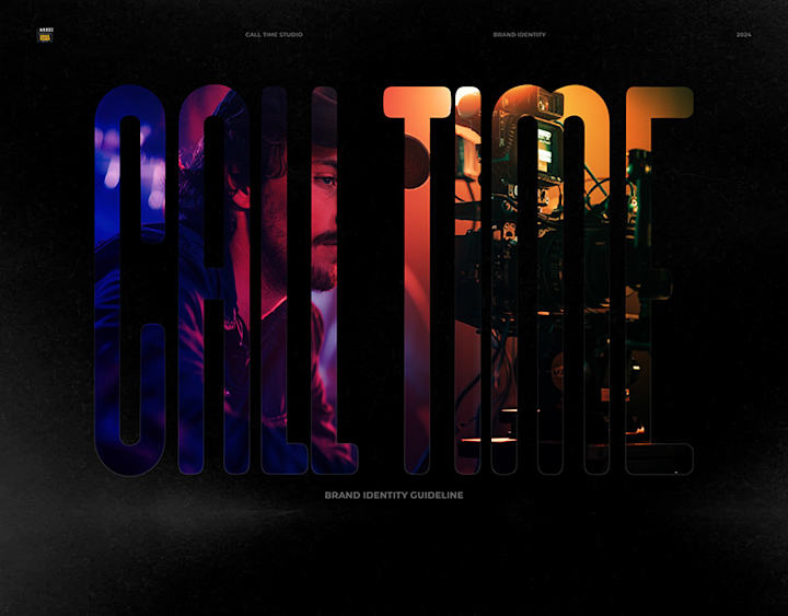 Cover image for Call Time Brand Guide | Young Film making Aspirants :: Behance