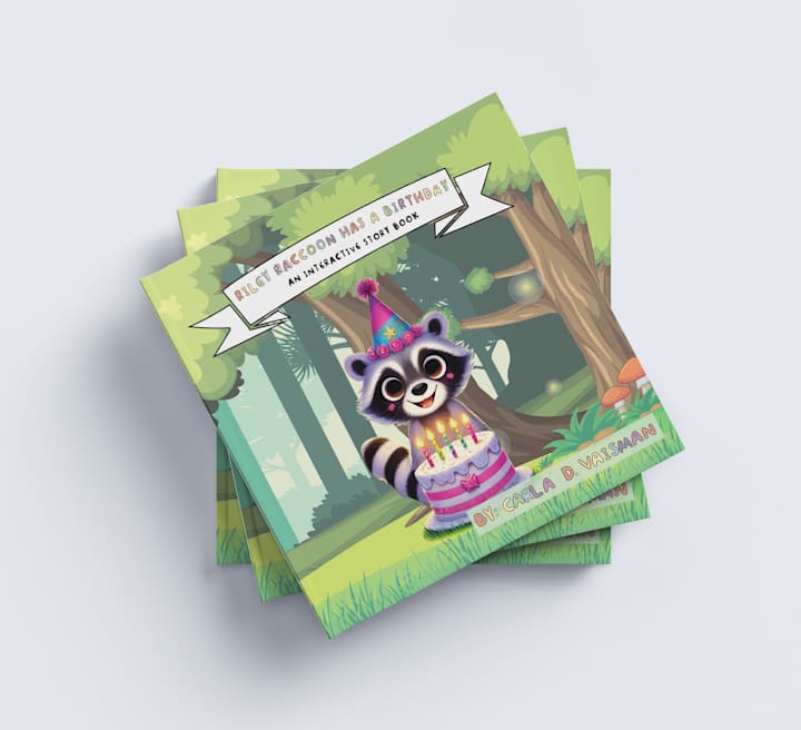 Cover image for Riley Raccoon Has a Birthday: An Interactive Story Book