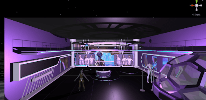 Cover image for Futuristic Space-Themed Fashion Store in Unity