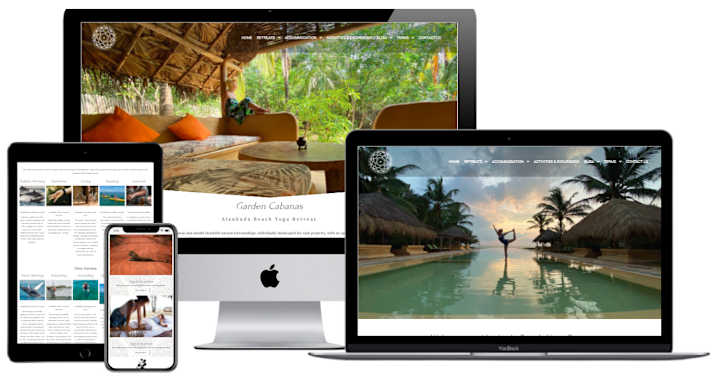Cover image for Alankuda Beach Yoga Retreat Website by Elementor