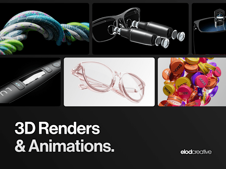 Cover image for 3D Renders & Animations.