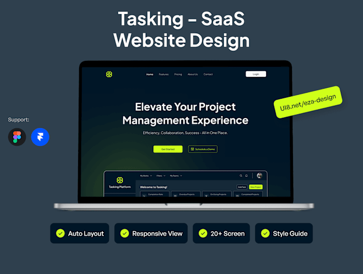 Cover image for Tasking - SaaS Website