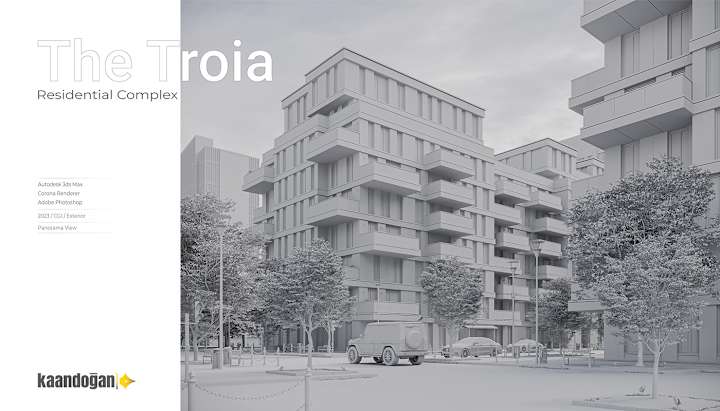 Cover image for The Trioa Residential Complex / CGI on Behance