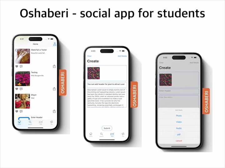 Cover image for Oshaberi: Connect, Learn, Thrive