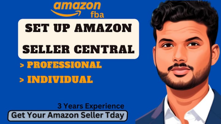 Cover image for I will set up amazon seller central product listing