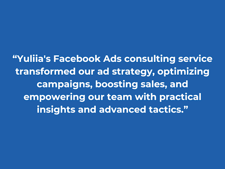 Cover image for Facebook Ads Audit & 90 Minute Consulting Call 