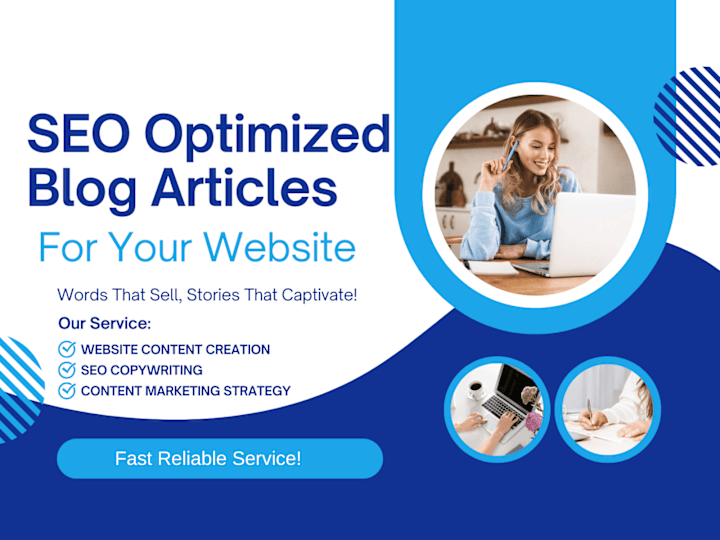 Cover image for Boost your online presence with engaging, SEO-optimized blogs.