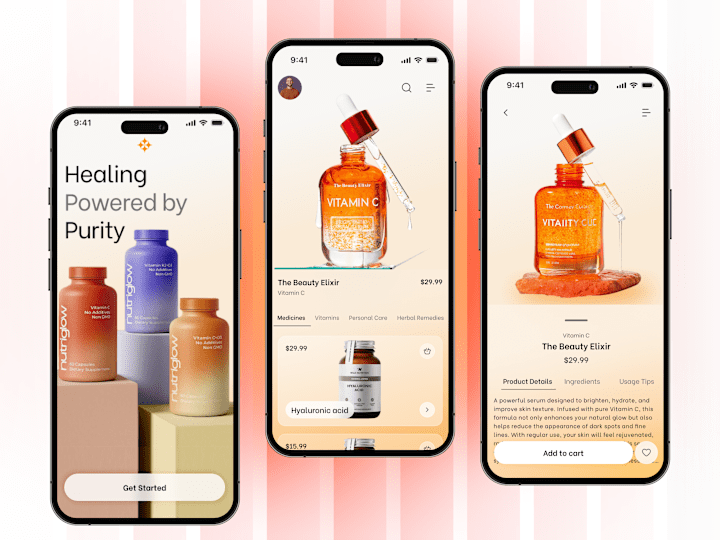 Cover image for Beauty Product App concept UI