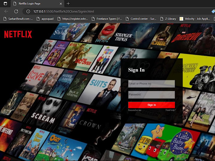 Cover image for Netflix Clone (HTML, CSS, and JavaScript)
