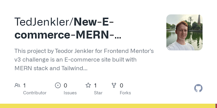 Cover image for TedJenkler/New-E-commerce-MERN-Tailwind-AdminDashboard