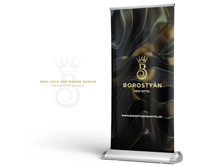 Cover image for 🧬 Borostyán Medhotel logo & brand design.