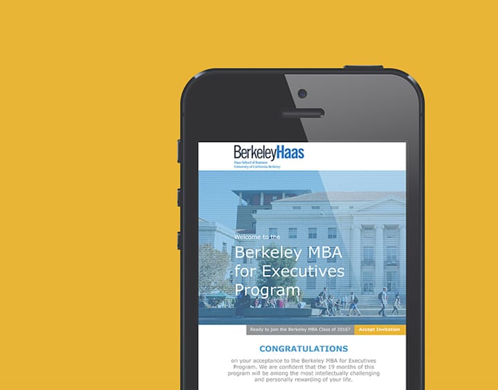 Cover image for Berkeley Haas Website Design :: Behance