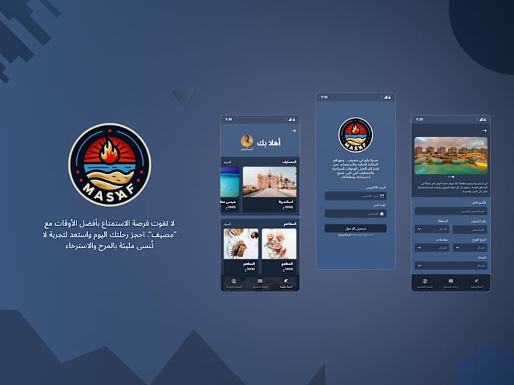 Cover image for MasyaF Trips and vacations booking - app Figma (UI/UX)