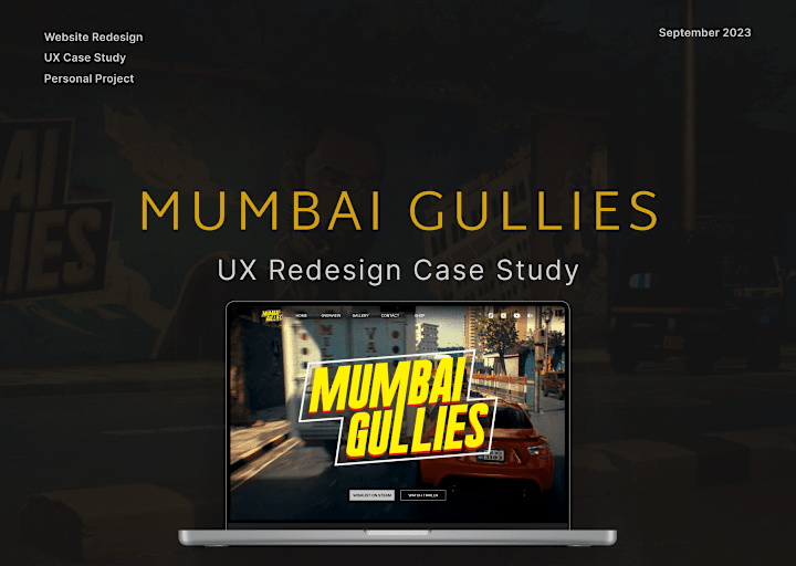 Cover image for Mumbai Gullies Website Redesign