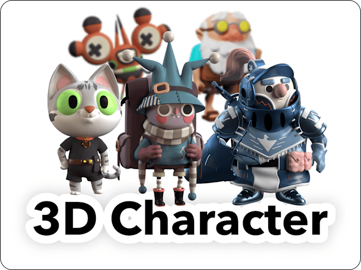 Cover image for 3D Character Sculpting & Rigging