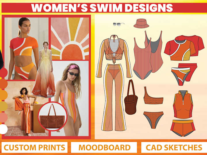 Cover image for I will design and tech pack your swimwear collection 👙