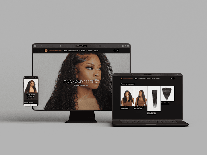 Cover image for E-Commerce Website for Start-Up Black Essence London